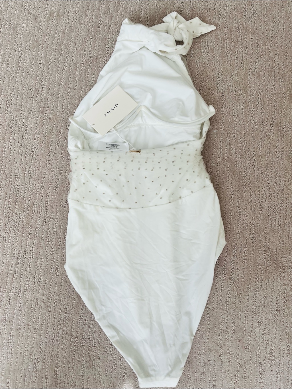 Amaio Renee Maliot One Piece Halter Swimsuit — image 7 of 8